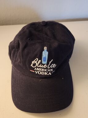 Blue Ice American Vodka Embroidered Navy Baseball Cap